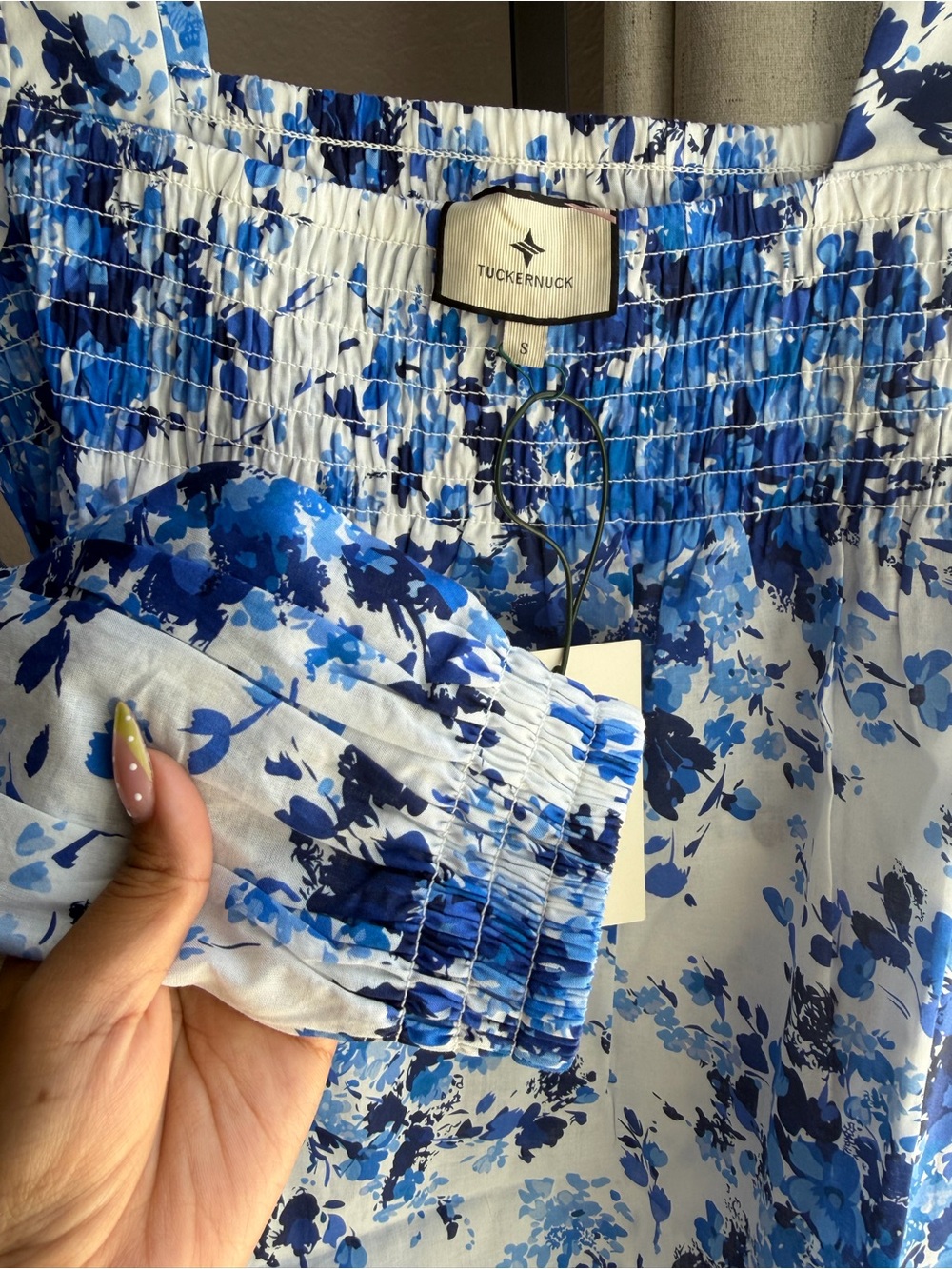 Tuckernuck Bluebell Meadows Tilli Blouse - Picture 5 of 7